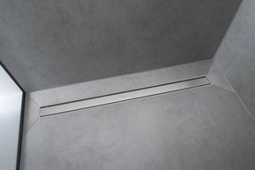 Hansgrohe RainDrain Match, vrchná sada sprchového žľabu 900 s výškovo nastaviteľným rámom, chrómová, HAN-56040000