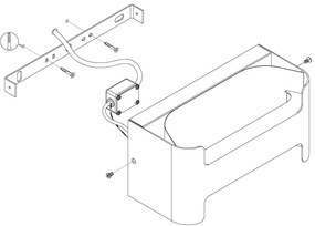Eglo 98729 - LED Vonkajšie nástenné svietidlo PASSIRANO LED/4,8W/230V IP44