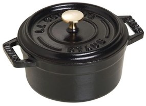 Staub Cocotte Sada 6 kusov mini hrncov okrúhlych 10 cm/0,25 l čierna, 19501025