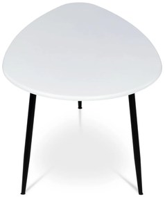 Odkladací stolík 100 x 60 cm, biela