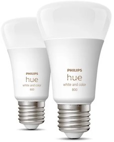 SADA 2x LED Stmievateľná žiarovka Philips Hue WACA A60 E27/9W/230V 2000-6500K