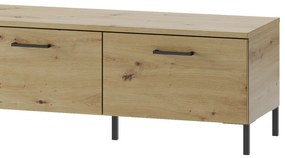 TV stolík Lucas II 25 155 cm dub Artisan/čierny