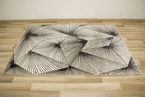 Koberec Studio E840A Geometria čierny / krémový