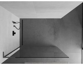 Mexen Kioto L, sprchová zástena Walk-In 105 x 200 cm, 8mm číre sklo, grafitový profil, 800-105-103-95-00