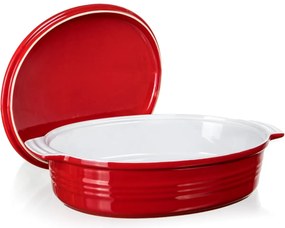 Banquet Forma zapekacia oválna s pokrievkou Culinaria Red 3,6 l, 3,6 l