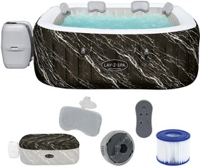 BESTWAY Lay-Z-Spa Hollywood Luxe AirJet Vírivka, 180 x 180 x 66 cm, 6 osôb 6001F