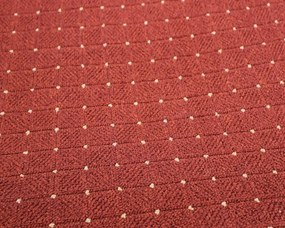 Condor Carpets, Behúň na mieru Udinese terra, šíre 120 cm, oranžová, chodba / predsieň