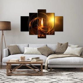 Obraz sviečky (150x105 cm)