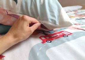 Áčko a.s. Ružomberok Obliečky s detským motívom AUTOBUS Šalvia