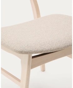 Jedálenská stolička v dekore duba v béžovo-prírodnej farbe v súprave 2 ks Selia – Kave Home