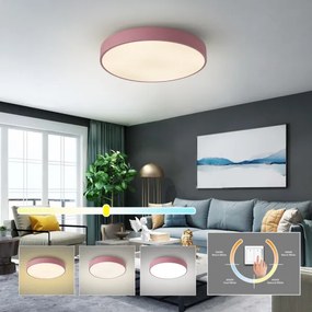 Brilagi - LED stropné svietidlo POOL LED/60W/230V 3000/4000/6000K 50 cm ružová