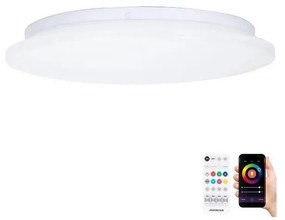 Aigostar-LED RGBW Kúpeľňové stropné svietidlo LED/18W/230V IP44+diaľkové ovládanie
