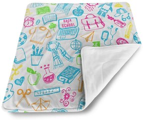 Sablio Deka pre bábätko Farebná škola - 90x120 cm