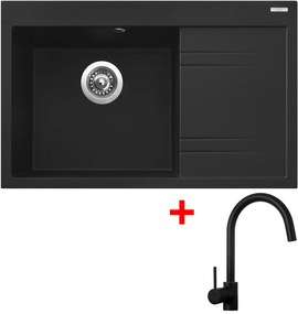 Akčný set Sinks RIM 780 L Metalblack + batéria VITALIA černá