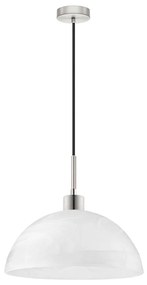 LED Luster na lanku 1xE27/60W/230V biela
