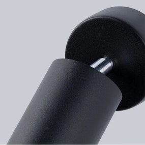 Sollux SL.1126 - Nástenné bodové svietidlo LEMMI 1xGU10/40W/230V čierna