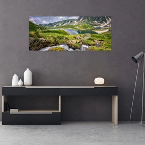 Obraz - Pohľad na horu Rila (120x50 cm)