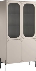 Vitrína Sonatia 100 cm - kašmírová