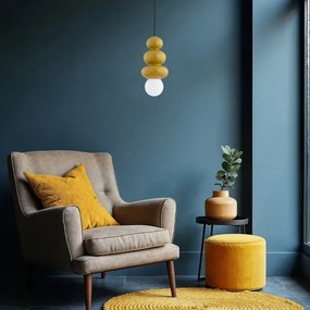 Argon 8787 - Kúpeľňový luster na lanku ORLANDO PLUS 1xG9/6W/230V IP44 hnedá