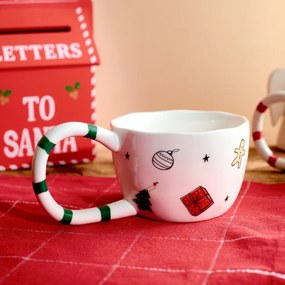 Hrnček LOLLA s veľkým zeleným uchom 717086 300 ml