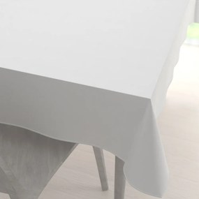 Biante Obdĺžnikový bavlnený saténový obrus ST-001 Biely 120x160 cm