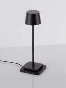 Vonkajšia stolová lampa Deck čierna