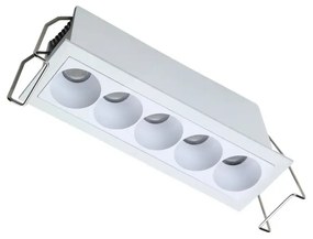 Minimalistické podhľadové svietidlo do sadrokartonu Tetris 14 10W CCT biele