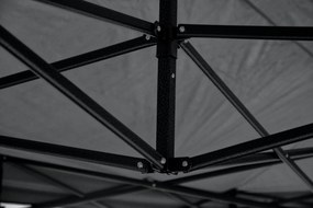 CATTARA Párty stan s nožnicovým konštrukciou 3x6 m, sivý, WATERPROOF