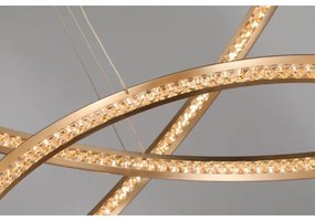 Azzardo AZ4429 - LED Luster na lanku BRIGHTON LED/55W/230V zlatá