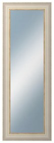 DANTIK - Zrkadlo v rámu, rozmer s rámom 50x140 cm z lišty GREECE biela (2639)