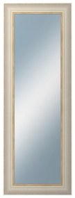 DANTIK - Zrkadlo v rámu, rozmer s rámom 50x140 cm z lišty GREECE biela (2639)