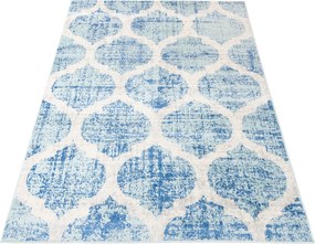 TA Koberec H326A BIELA/TYRKYSOVÁ HAPPY FBA