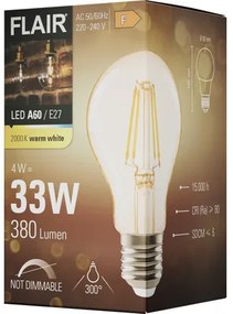 LED žiarovka FLAIR E27 4W/33W 380lm 2700K