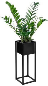 Stojan na kvety CONCOVE čierny 60 cm