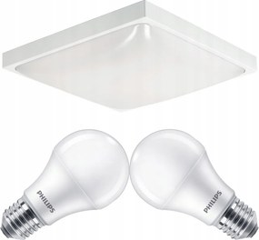 ECOLIGHT LED stropné svietidlo 2xE27 + 2x žiarovka Philips E27 10W