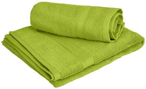 1x osuška CLARYSSE ELEGANCE 70x140 cm + 1x uterák CLARYSSE 60x110 cm 100% bavlna, zelená