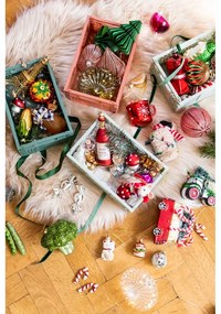 Sklenené vianočné ozdoby v súprave 4 ks Candy Cane – Sass &amp; Belle