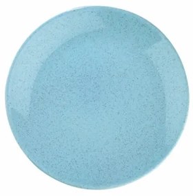 24-dielna jedálenská súprava, modrá/porcelán