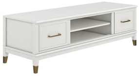 Biely TV stolík CosmoLiving by Cosmopolitan Westerleigh