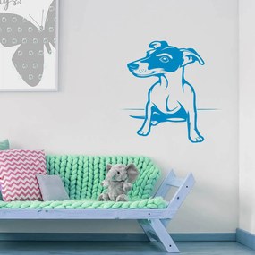 Veselá Stena Samolepka na stenu na stenu Pes Jack Russell Terrier Farba: černá