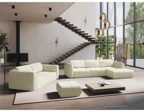 Biela rohová pohovka (pravý roh) Hoku – Makamii