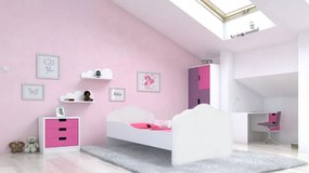 Detská posteľ s matracom Camos 70x140 cm - biela