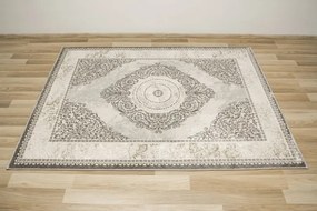 Koberec Garda P0540 Ornament sivý / krémový