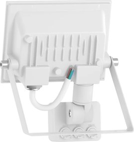 Mexen Luxpro+ LED reflektor s pohybovým senzorom, 10W, neutrálna - 4000K, 1100 lm, biela - L236-010-40-20