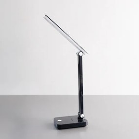 Zuma Line 1949-BK-LED Nabíjacia stolná lampa LED/8W/1200mAh 3000/4500/6000K čierna