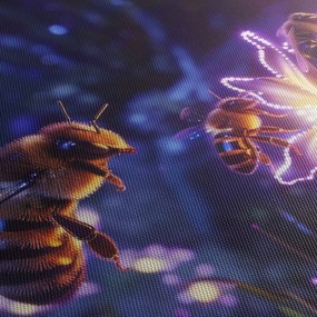Obraz - Včelia lúka III. (120x50 cm)