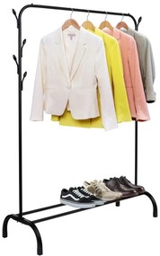 Vešiakový stojan FELIKS Loft čierny