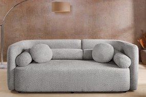 Pohovka ART DECO 200 cm bouclé šedá