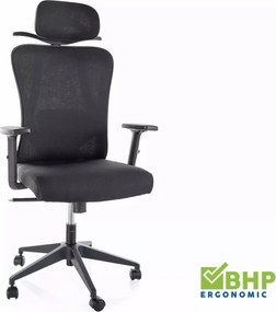 SI Otočná stolička Q-080M čierna