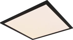 Stropné LED osvetlenie Alpha 45x45 cm, čierne%